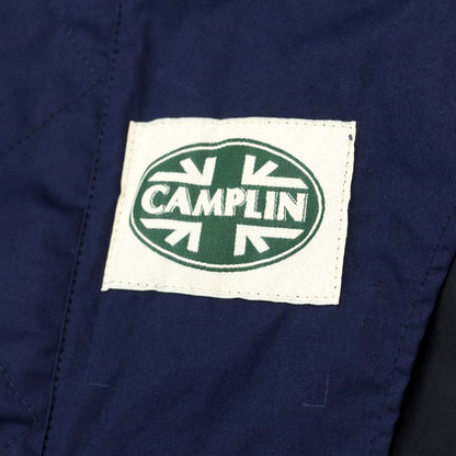 [Used] Camplin Cotton Zip-up Work Jacket Blouson Navy x White [Size 50] [NVY] [S/S] [Condition Rank A] [Men&