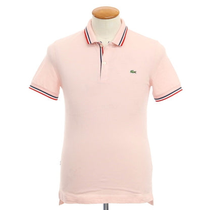 [Used] LACOSTE Cotton Pique Short Sleeve Polo Shirt Pink [Size 4] [PNK] [S/S] [Condition Rank C] [Men&