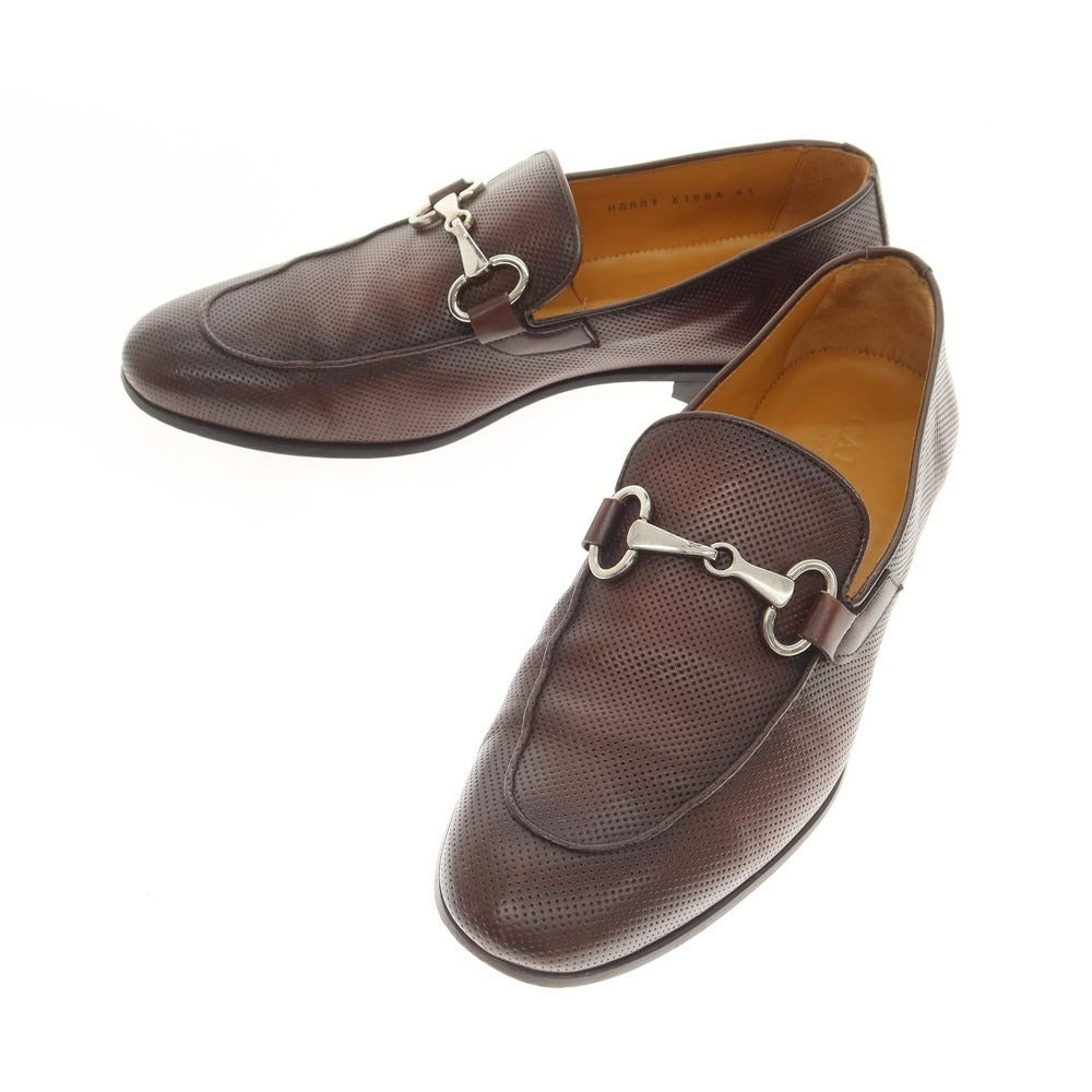 [Used] CALCE Perforated Leather Bit Loafers Dark Brown [Size 43] [BRW] [S/S/A/W] [Condition Rank B] ​​[Men&