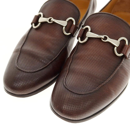 [Used] CALCE Perforated Leather Bit Loafers Dark Brown [Size 43] [BRW] [S/S/A/W] [Condition Rank B] ​​[Men&