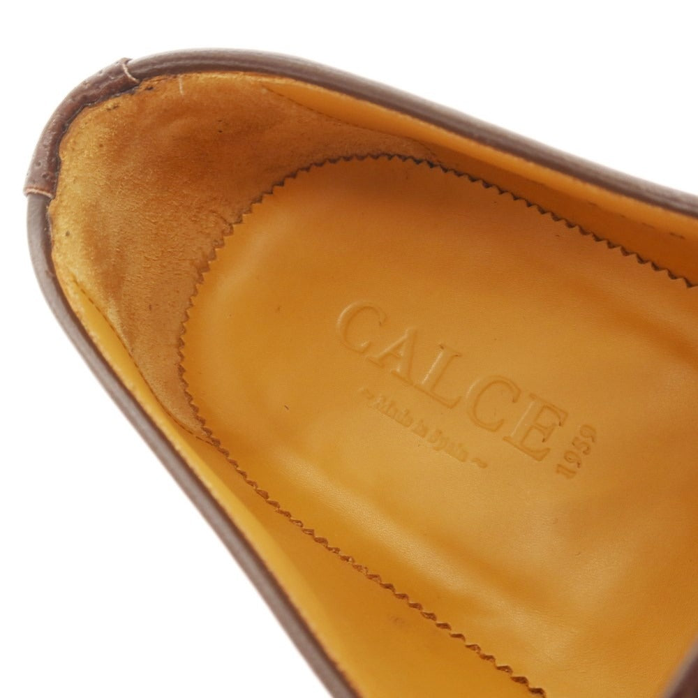 [Used] CALCE Perforated Leather Bit Loafers Dark Brown [Size 43] [BRW] [S/S/A/W] [Condition Rank B] ​​[Men&