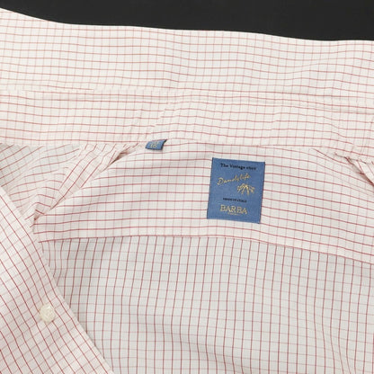 [Used] BARBA DANDY LIFE Check Dress Shirt White x Red [Size 41] [WHT] [S/S/A/W] [Condition Rank C] [Men&