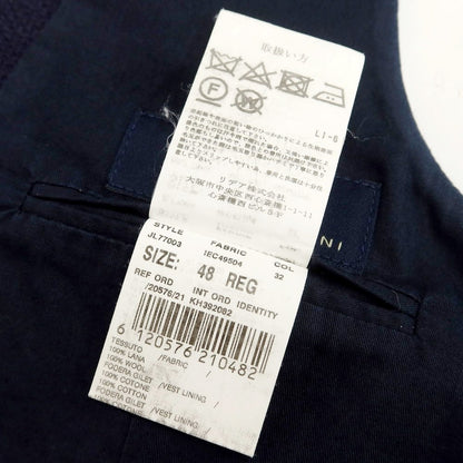 [Used] LARDINI Wool Gilet Vest Navy [Size 48] [NVY] [A/W] [Condition Rank C] [Men&