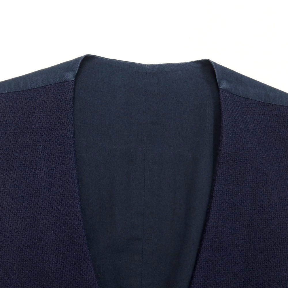 [Used] LARDINI Wool Gilet Vest Navy [Size 48] [NVY] [A/W] [Condition Rank C] [Men&