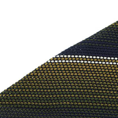 [Used] Atto Vannucci Striped Fresco Sette Pieghe Silk Tie Navy x Ocher [NVY] [S/S] [Condition Rank B] ​​[Men&