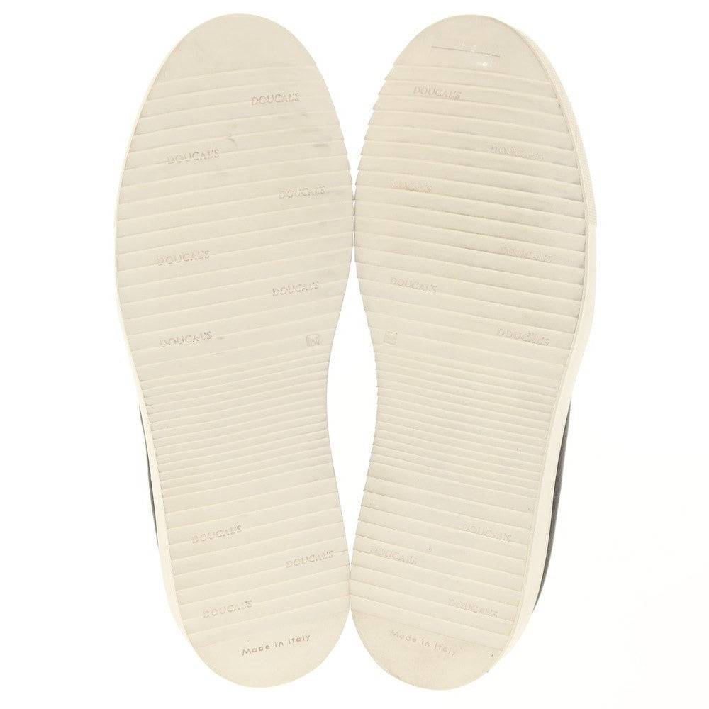 【中古】デュカルス DOUCALS スエード スリッポンスニーカー ダークグレー【サイズ39】【GRY】【S/S/A/W】【状態ランクC】【メンズ】【769096】