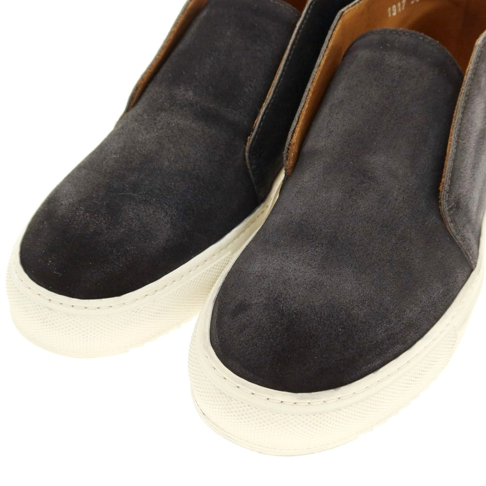 【中古】デュカルス DOUCALS スエード スリッポンスニーカー ダークグレー【サイズ39】【GRY】【S/S/A/W】【状態ランクC】【メンズ】【769096】