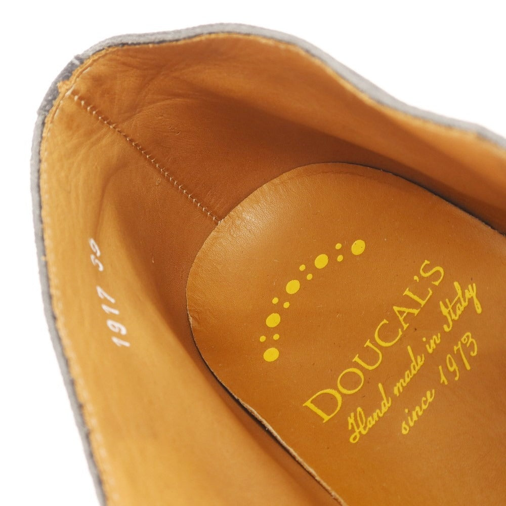 【中古】デュカルス DOUCALS スエード スリッポンスニーカー ダークグレー【サイズ39】【GRY】【S/S/A/W】【状態ランクC】【メンズ】【769096】