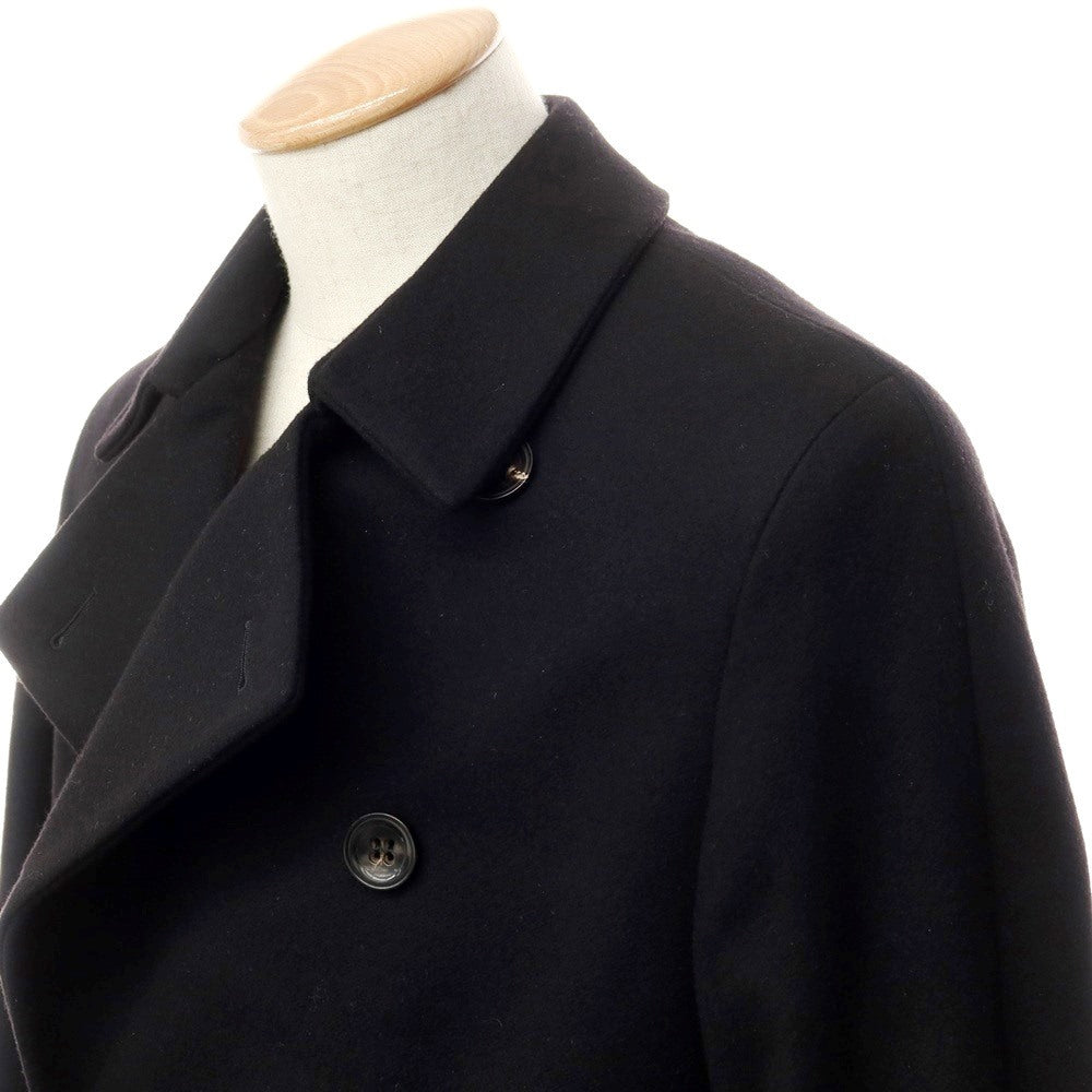 [Used] Hevo Melton Wool Double Breasted Coat Black [Size 44] [BLK] [A/W] [Condition Rank B] ​​[Men&