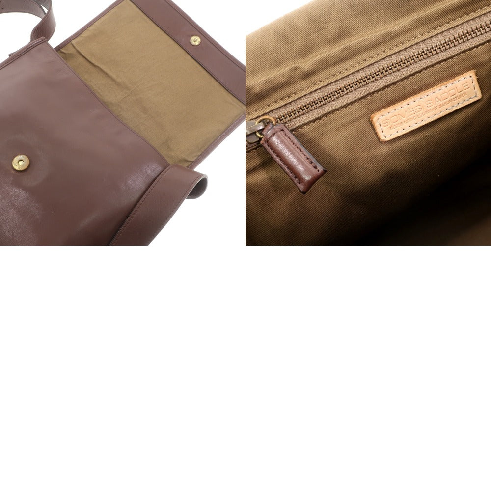 [Used] SOMES SADDLE Leather Shoulder Bag Brown [W29.5xH21.5xD5] [BRW] [S/S/A/W] [Condition Rank C] [Men&