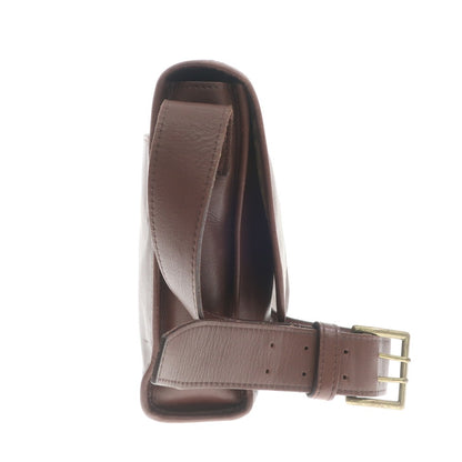 [Used] SOMES SADDLE Leather Shoulder Bag Brown [W29.5xH21.5xD5] [BRW] [S/S/A/W] [Condition Rank C] [Men&