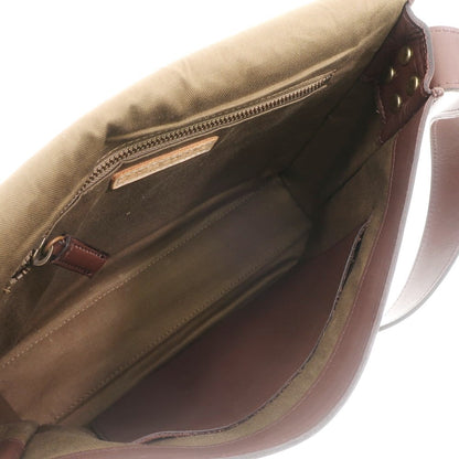 [Used] SOMES SADDLE Leather Shoulder Bag Brown [W29.5xH21.5xD5] [BRW] [S/S/A/W] [Condition Rank C] [Men&