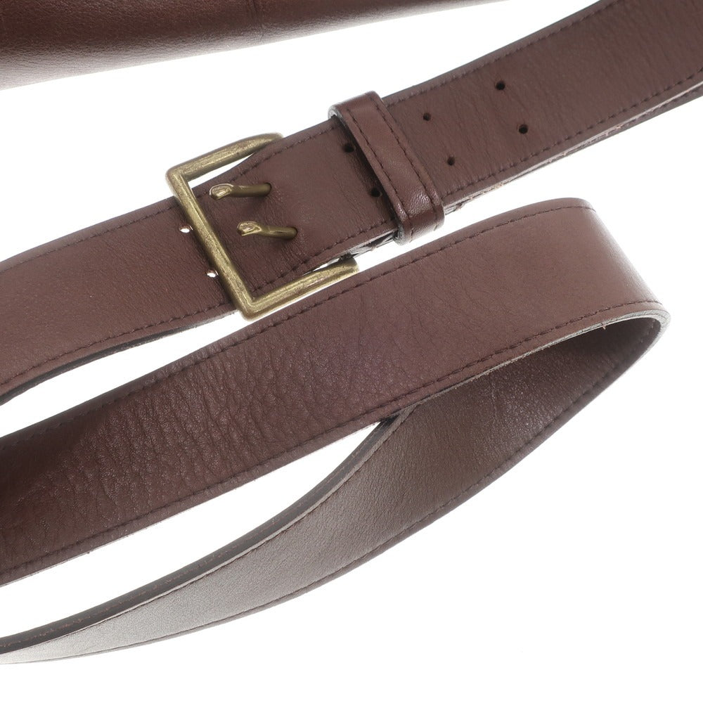 [Used] SOMES SADDLE Leather Shoulder Bag Brown [W29.5xH21.5xD5] [BRW] [S/S/A/W] [Condition Rank C] [Men&