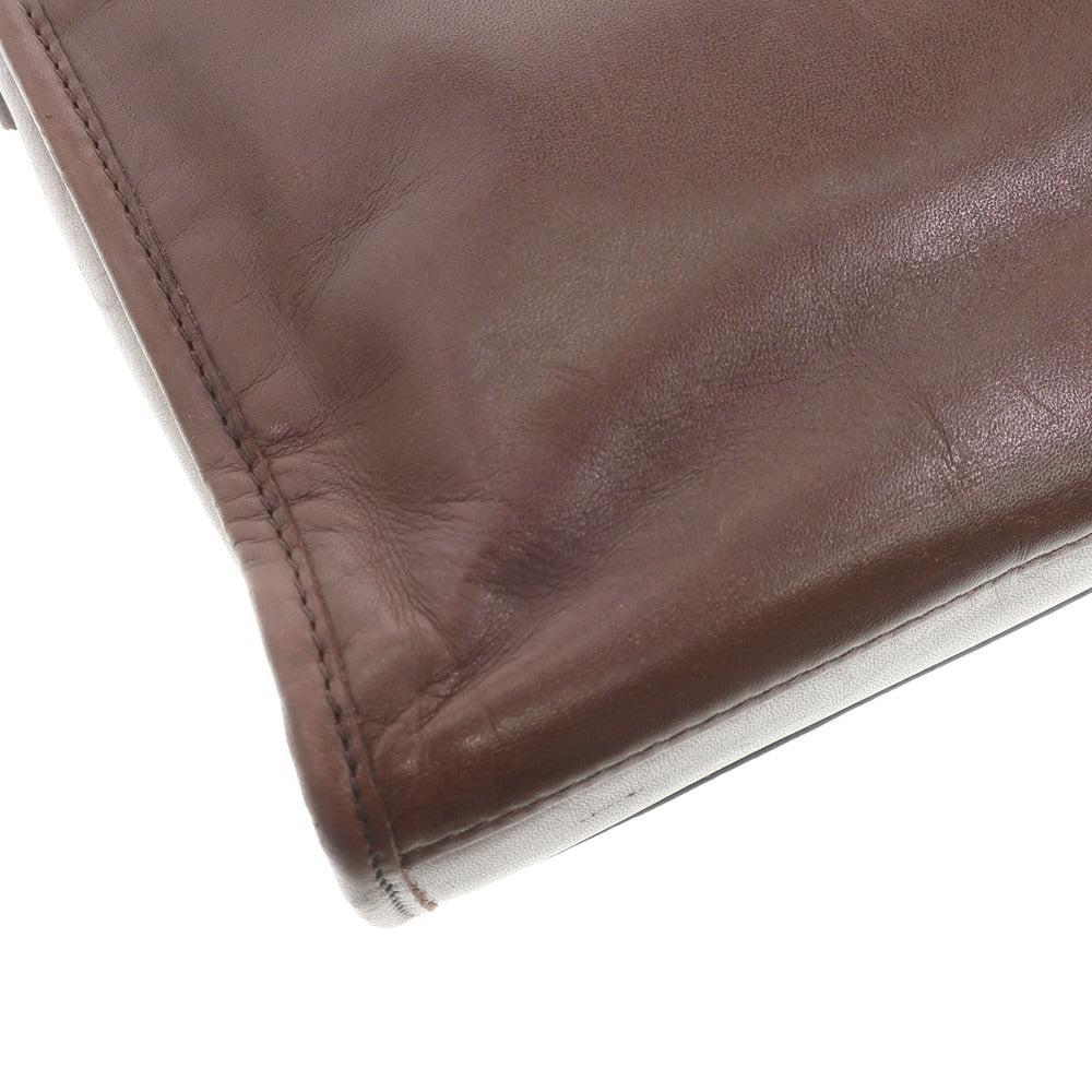 [Used] SOMES SADDLE Leather Shoulder Bag Brown [W29.5xH21.5xD5] [BRW] [S/S/A/W] [Condition Rank C] [Men&