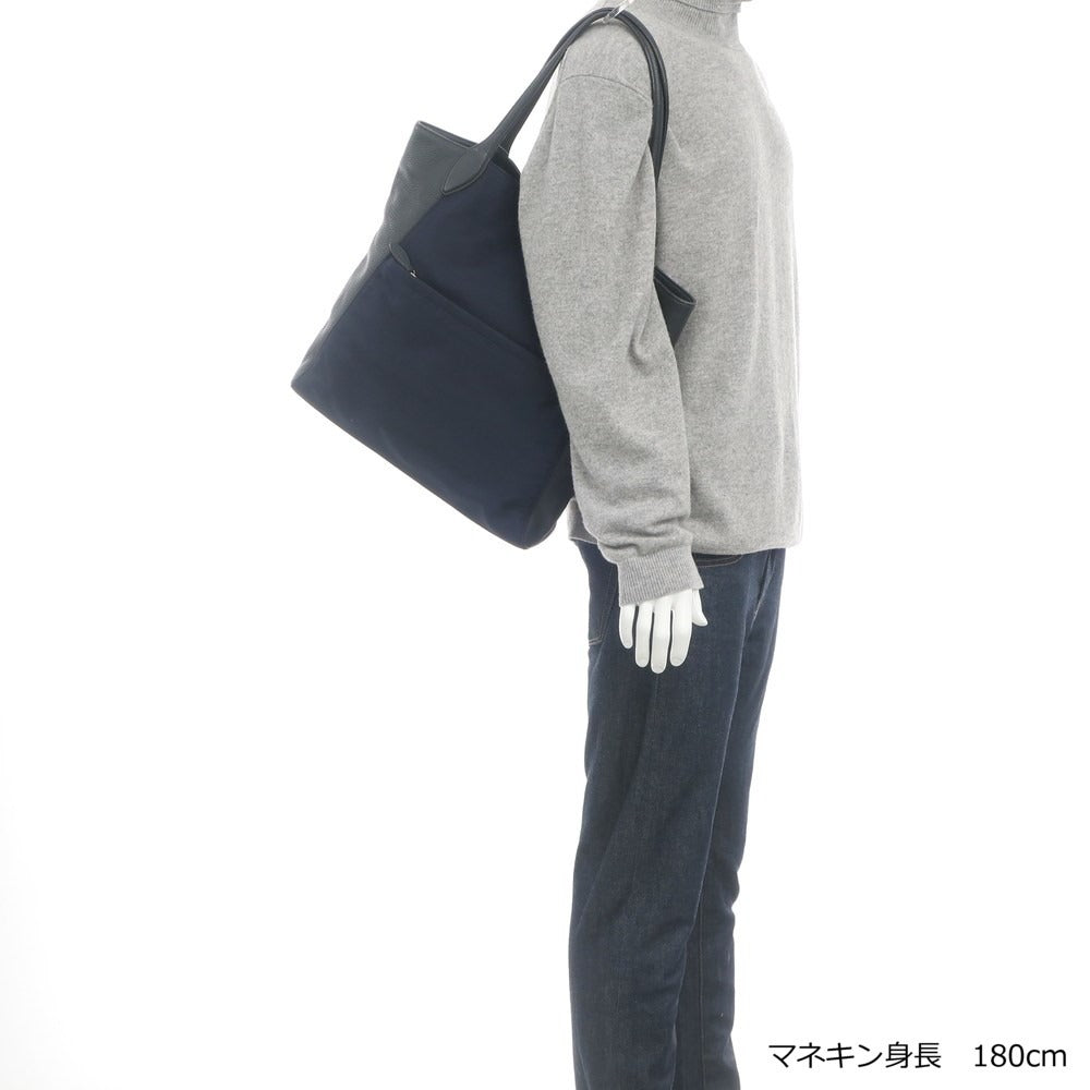 [Used] GALLERIANT Nylon Leather Tote Bag Navy [W41.5xH34.5xD8] [NVY] [S/S/A/W] [Condition Rank C] [Men&