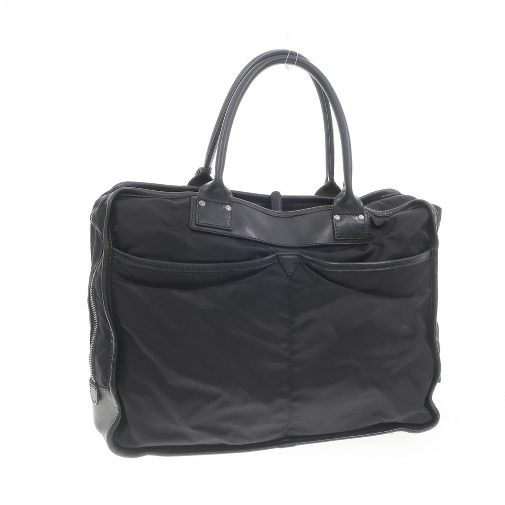 [Used] Felisi 1758 Nylon Leather Briefcase Black [W38.5xH29xD11.5] [BLK] [S/S/A/W] [Condition Rank D] [Men&