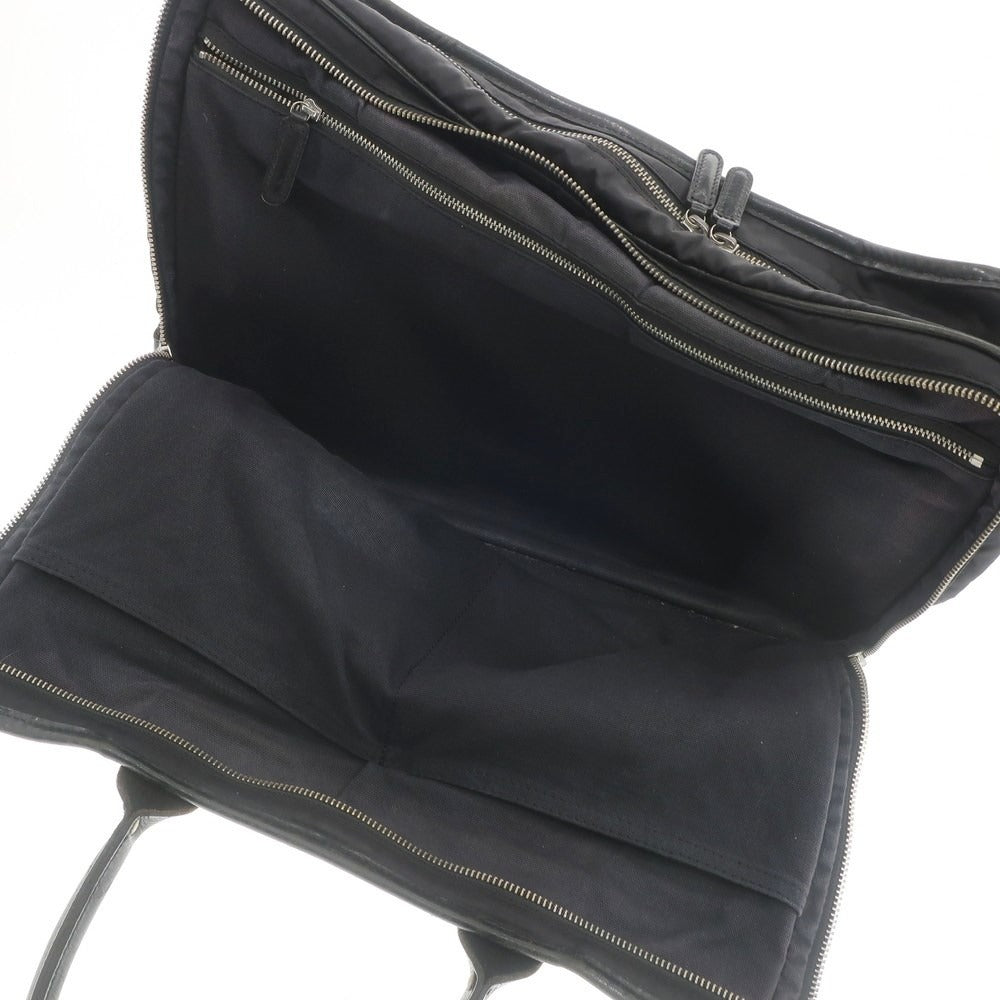 [Used] Felisi 1758 Nylon Leather Briefcase Black [W38.5xH29xD11.5] [BLK] [S/S/A/W] [Condition Rank D] [Men&