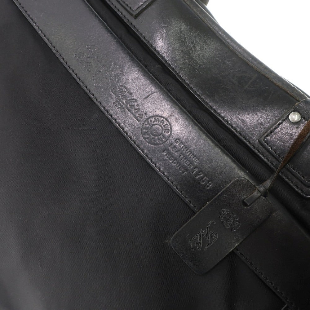 [Used] Felisi 1758 Nylon Leather Briefcase Black [W38.5xH29xD11.5] [BLK] [S/S/A/W] [Condition Rank D] [Men&