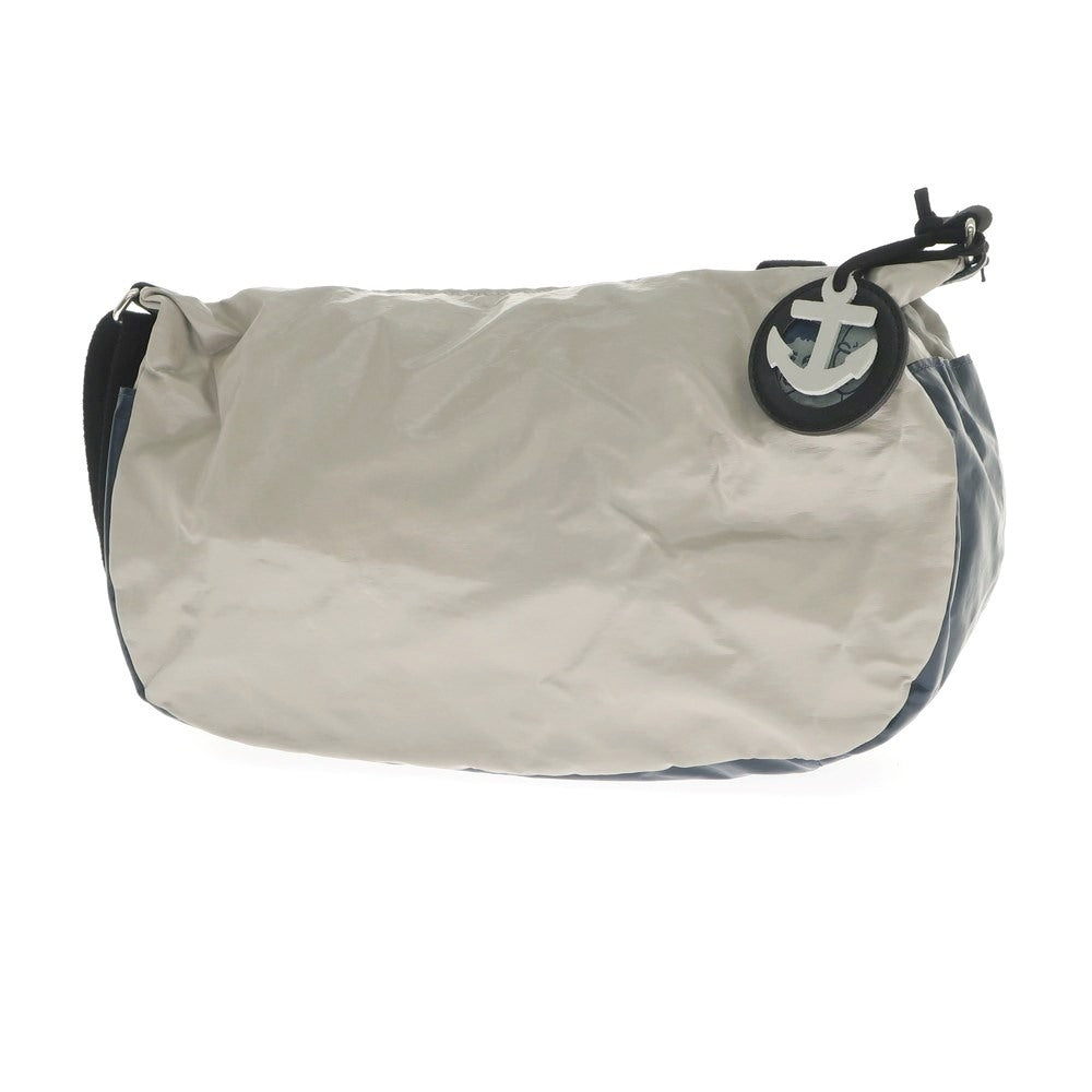 [Used] Jack Gomme nylon shoulder bag, sand beige x navy [W34xH23xD10.5] [BEI] [S/S/A/W] [Condition Rank B] ​​[Men&