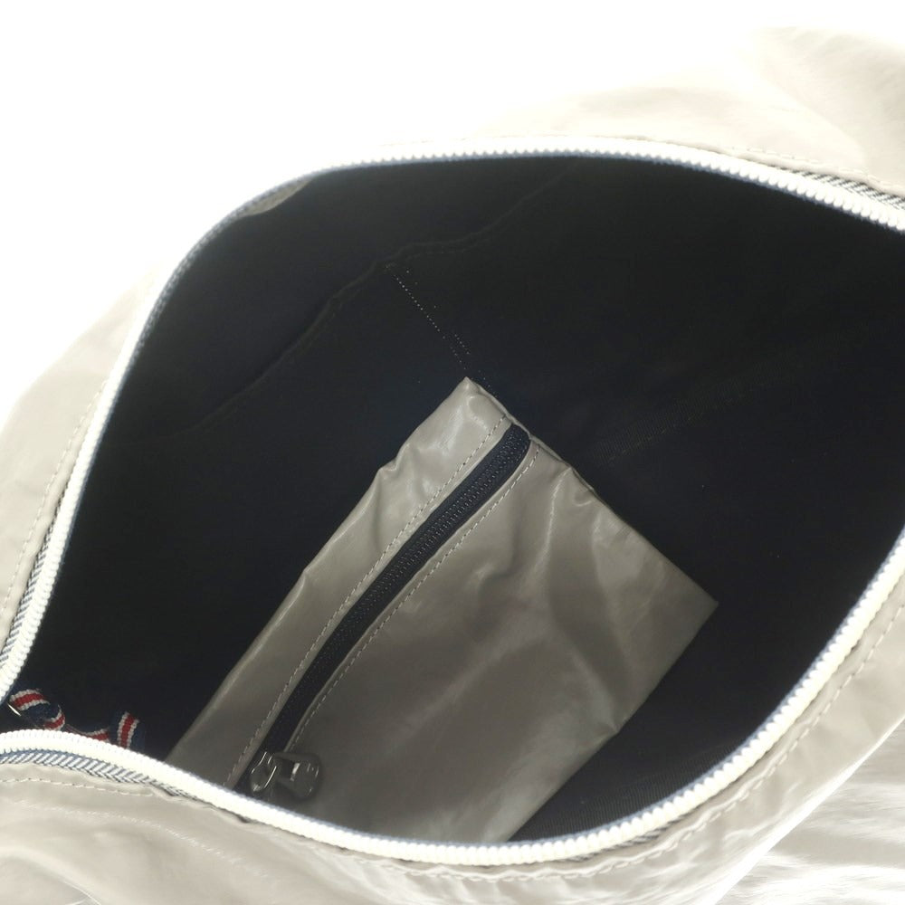 [Used] Jack Gomme nylon shoulder bag, sand beige x navy [W34xH23xD10.5] [BEI] [S/S/A/W] [Condition Rank B] ​​[Men&