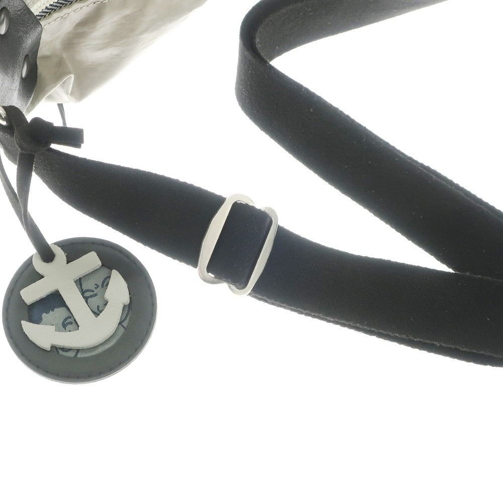 [Used] Jack Gomme nylon shoulder bag, sand beige x navy [W34xH23xD10.5] [BEI] [S/S/A/W] [Condition Rank B] ​​[Men&