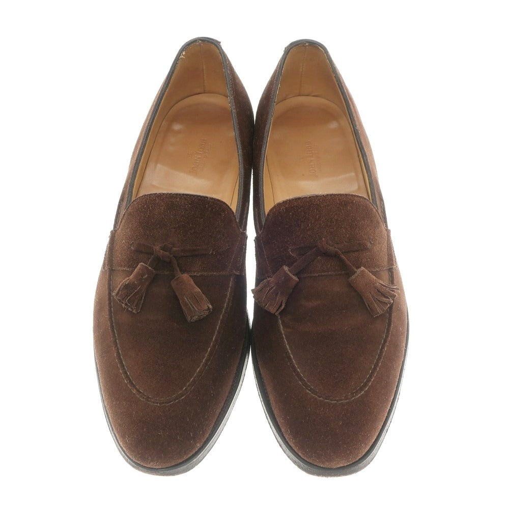 【中古】ジョンロブ John Lobb TRURO スエード タッセル ローファー ブラウン【サイズ7 1/2E】【BRW】【S/S/A/W】【状態ランクB】【メンズ】【769069】
[EPD]