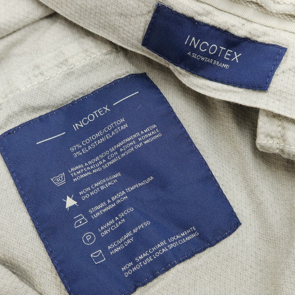 [Used] INCOTEX Cotton Casual Slacks Pants Light Gray [Size 46] [GRY] [S/S] [Condition Rank B] ​​[Men&