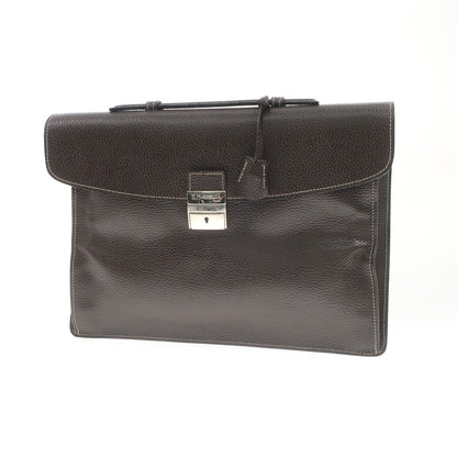 [Used] E.MARINELLA Leather Briefcase Clutch Bag Brown [W38.5xH14,26.5] [BRW] [S/S/A/W] [Condition Rank A] [Men&