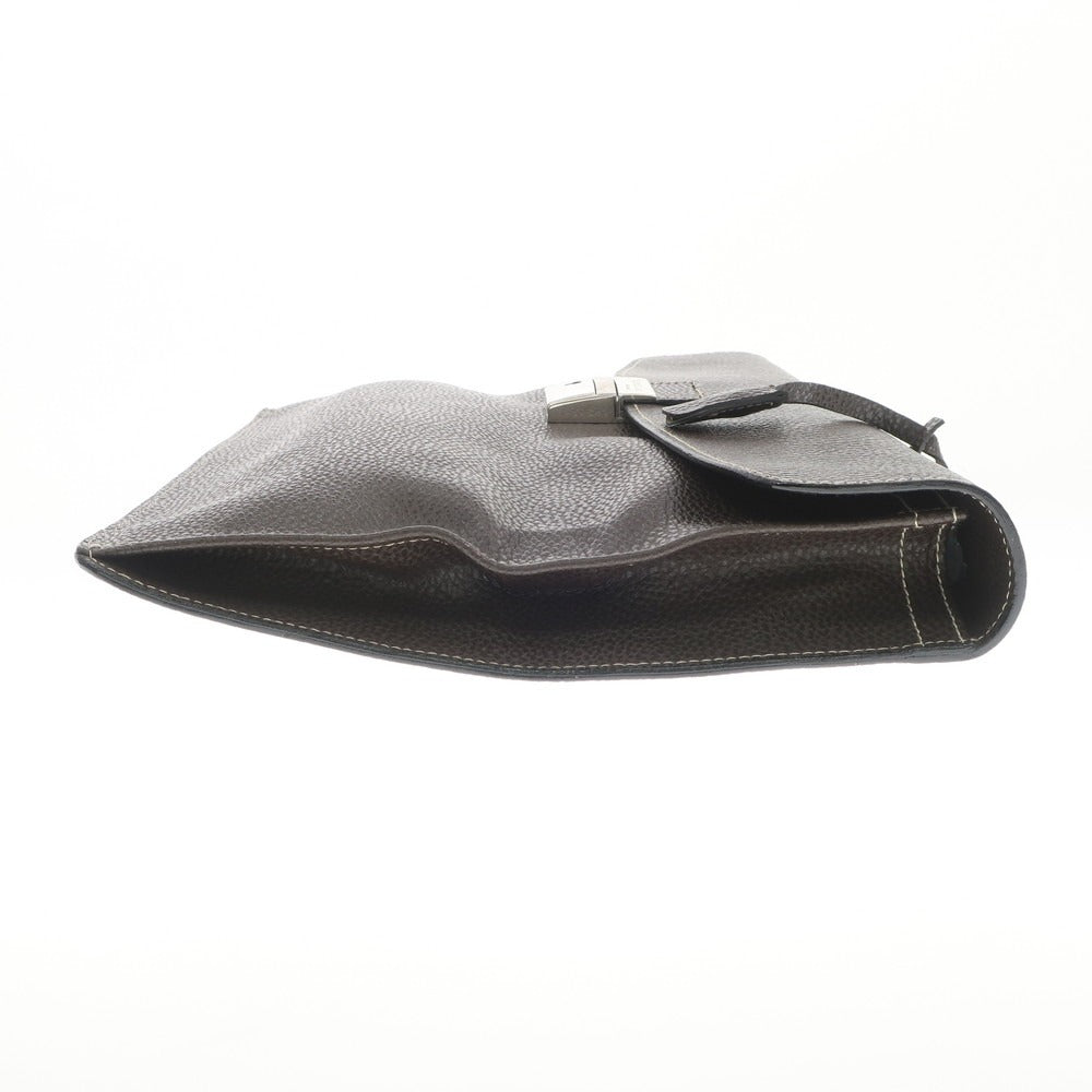 [Used] E.MARINELLA Leather Briefcase Clutch Bag Brown [W38.5xH14,26.5] [BRW] [S/S/A/W] [Condition Rank A] [Men&