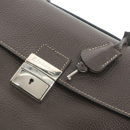 [Used] E.MARINELLA Leather Briefcase Clutch Bag Brown [W38.5xH14,26.5] [BRW] [S/S/A/W] [Condition Rank A] [Men&