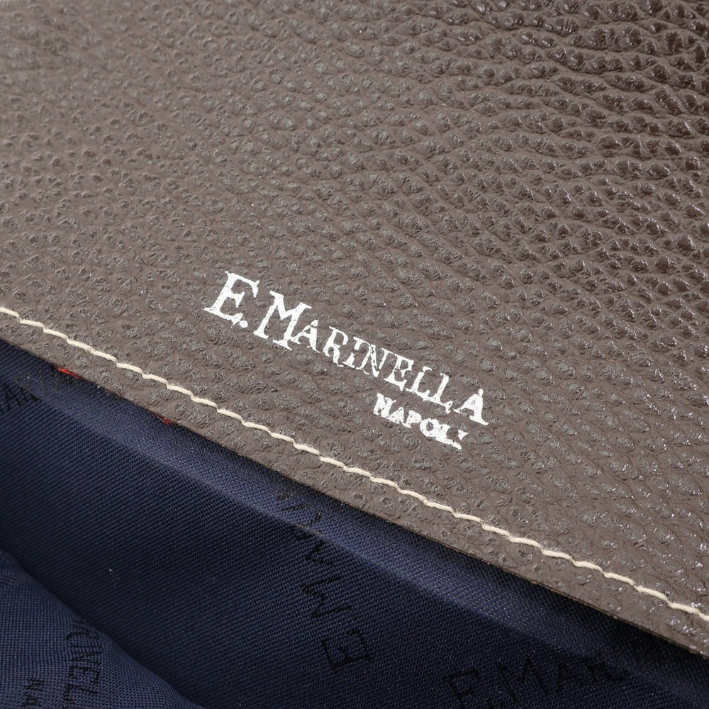 [Used] E.MARINELLA Leather Briefcase Clutch Bag Brown [W38.5xH14,26.5] [BRW] [S/S/A/W] [Condition Rank A] [Men&