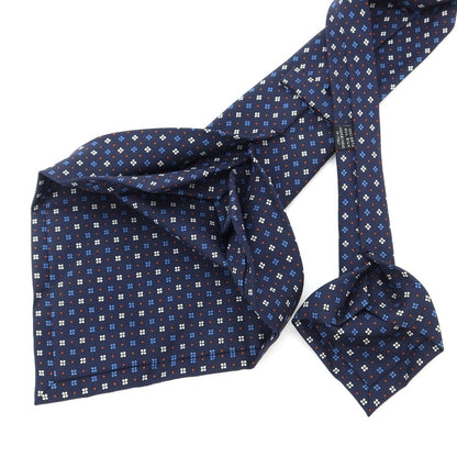 [Used] E.MARINELLA Small Pattern Print Novepieghe Silk Tie Navy [NVY] [S/S/A/W] [Condition Rank B] ​​[Men&