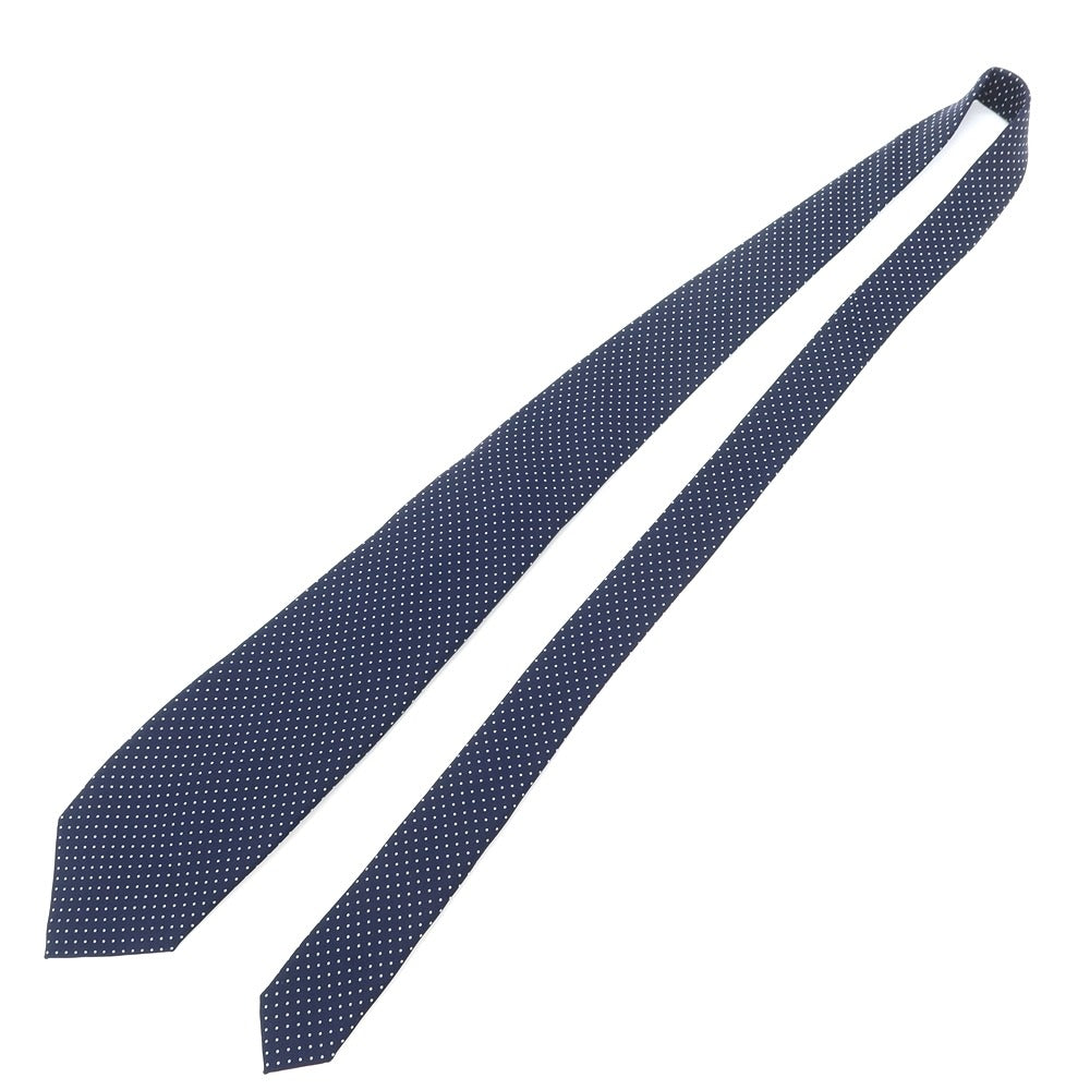 [Used] E.MARINELLA Dot Print Novepieghe Silk Tie Navy [NVY] [S/S/A/W] [Condition Rank B] ​​[Men&
