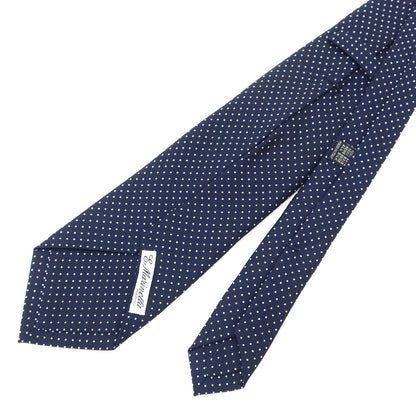 [Used] E.MARINELLA Dot Print Novepieghe Silk Tie Navy [NVY] [S/S/A/W] [Condition Rank B] ​​[Men&