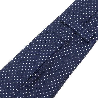 [Used] E.MARINELLA Dot Print Novepieghe Silk Tie Navy [NVY] [S/S/A/W] [Condition Rank B] ​​[Men&
