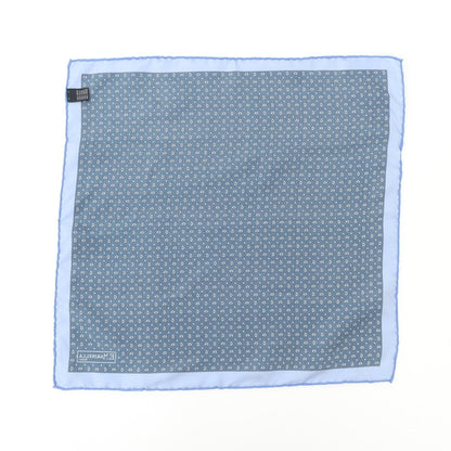 [Used] E.MARINELLA Silk Print Pocket Square Navy x Blue [NVY] [S/S/A/W] [Condition Rank B] ​​[Men&