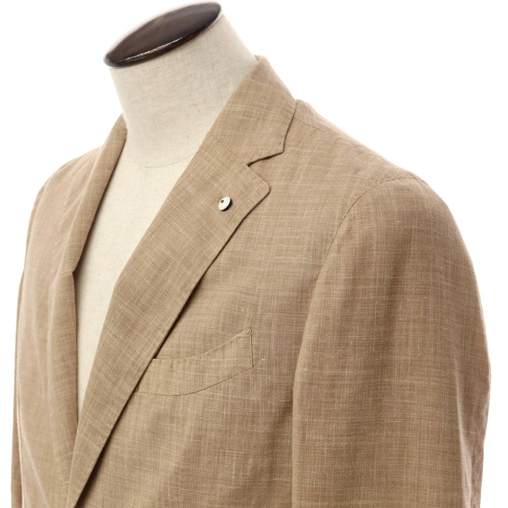 [New] LBM1911 Wool Linen Nylon Jacket Light Brown [Size 50] [BRW] [S/S] [Condition Rank N] [Men&