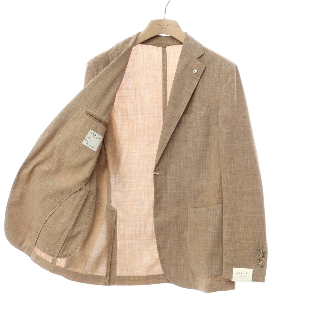 [New] LBM1911 Wool Linen Nylon Jacket Light Brown [Size 50] [BRW] [S/S] [Condition Rank N] [Men&