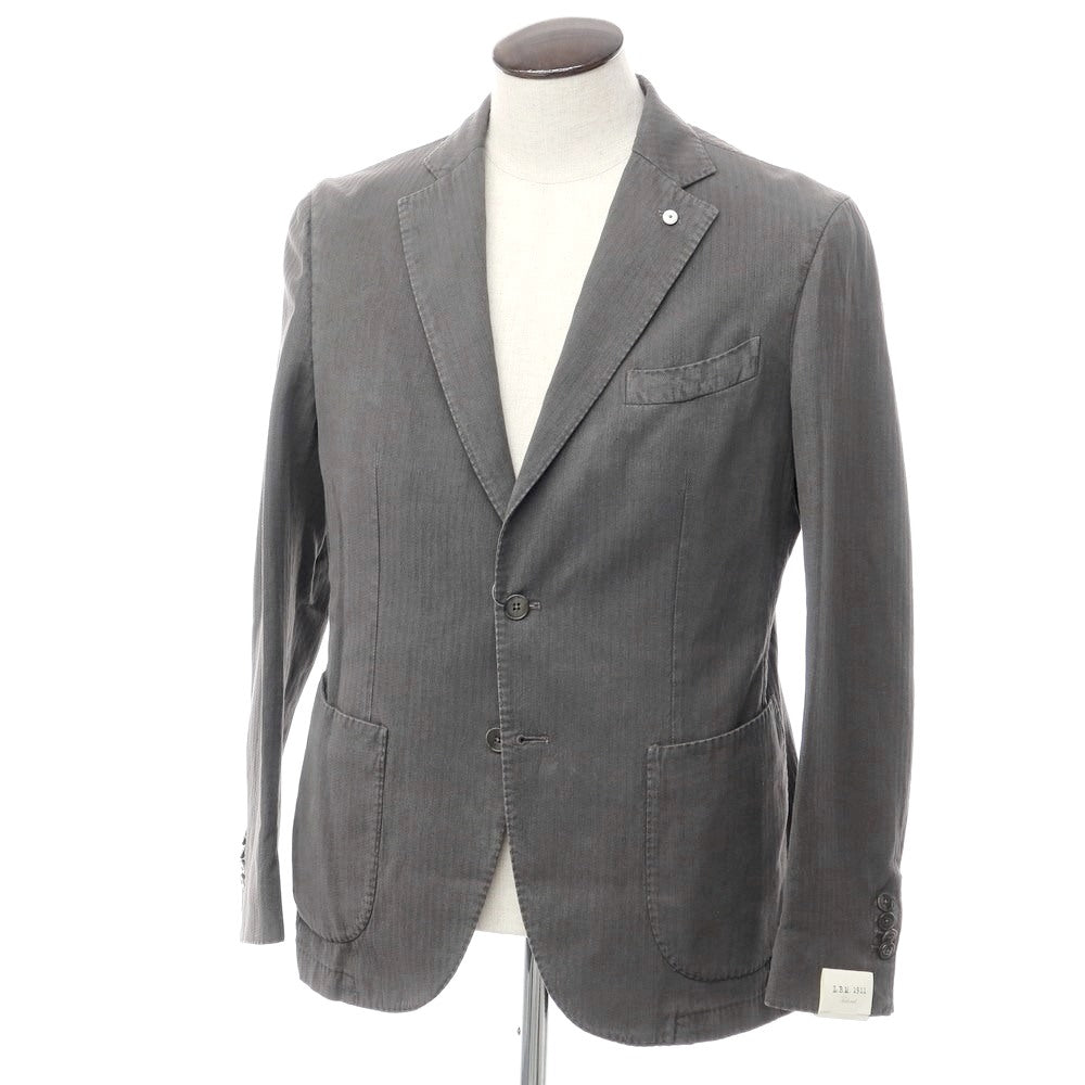 [New] LBM1911 Cotton Linen Jacket Gray [Size 52] [GRY] [S/S] [Condition Rank N] [Men&