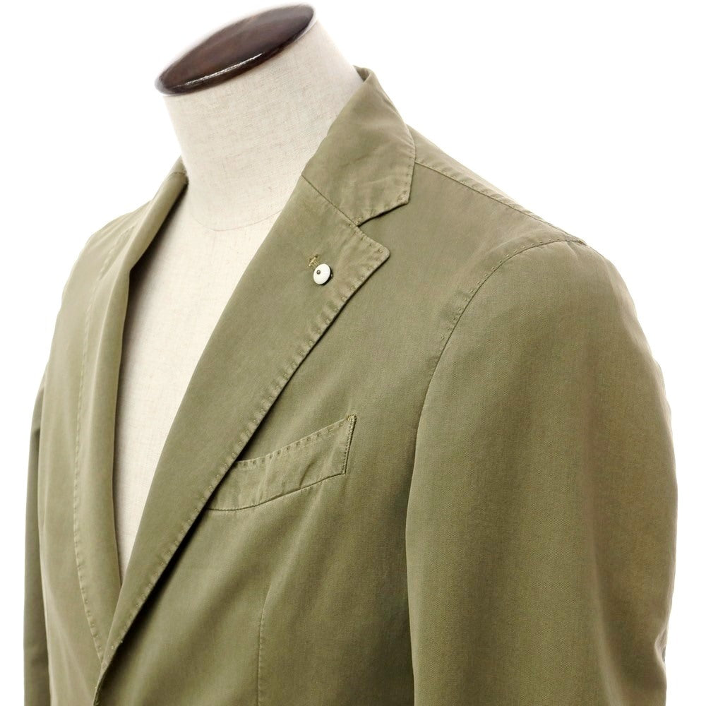 [New Outlet] LBM1911 Cotton Silk Jacket Olive [Size 48] [GRN] [S/S] [Condition Rank N-] [Men&