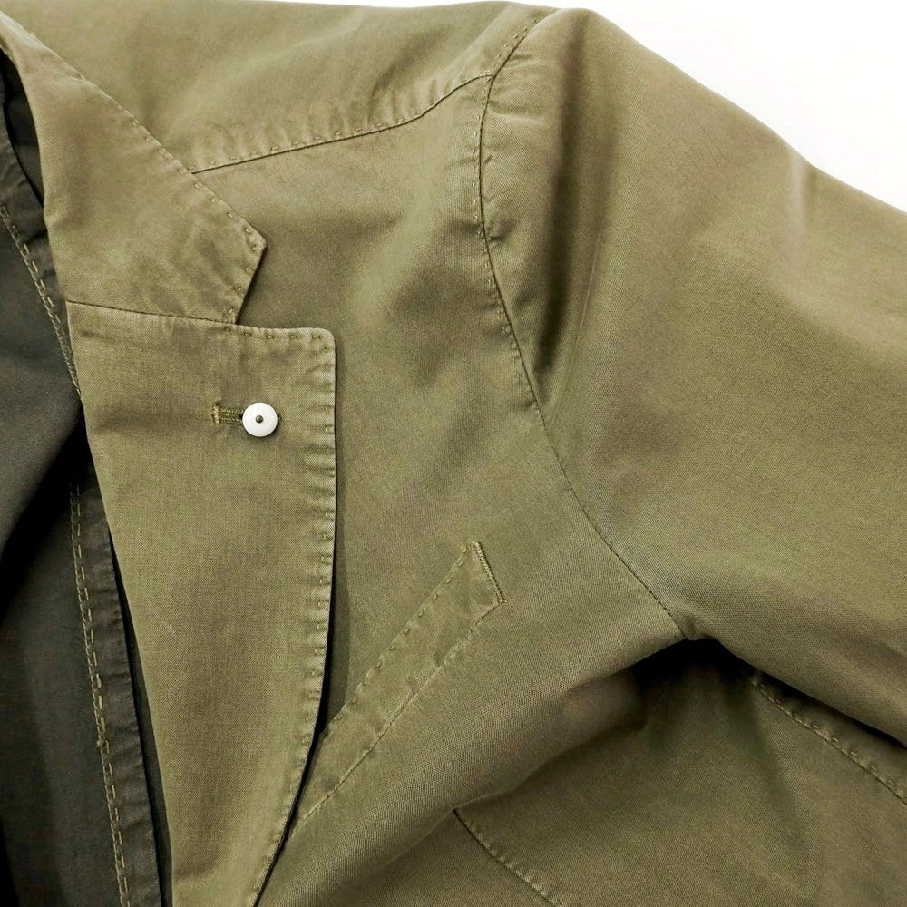 [New Outlet] LBM1911 Cotton Silk Jacket Olive [Size 48] [GRN] [S/S] [Condition Rank N-] [Men&