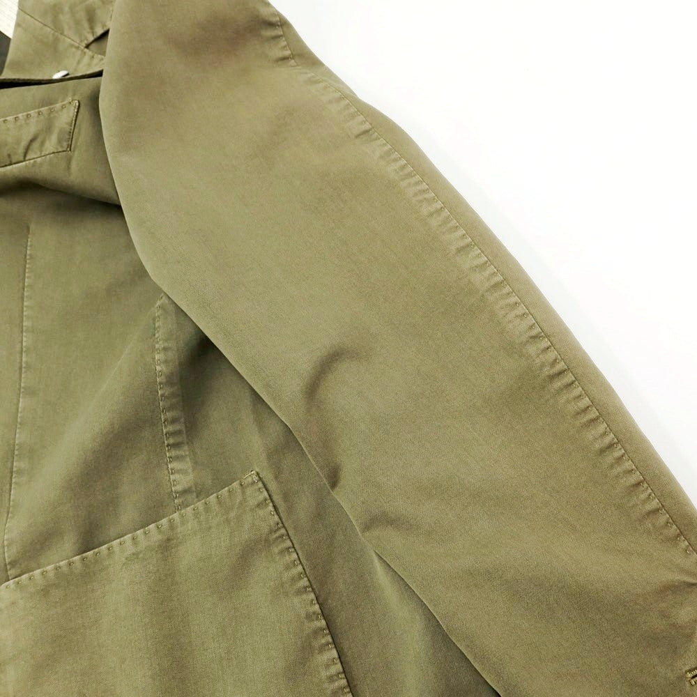 [New Outlet] LBM1911 Cotton Silk Jacket Olive [Size 48] [GRN] [S/S] [Condition Rank N-] [Men&