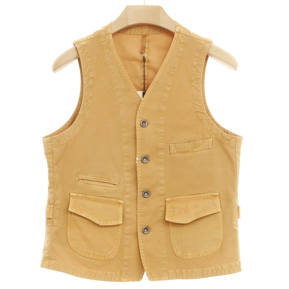 [New] LBM1911 Cotton Work Vest Orange Beige [Size 48] [BEI] [S/S] [Condition Rank N] [Men&