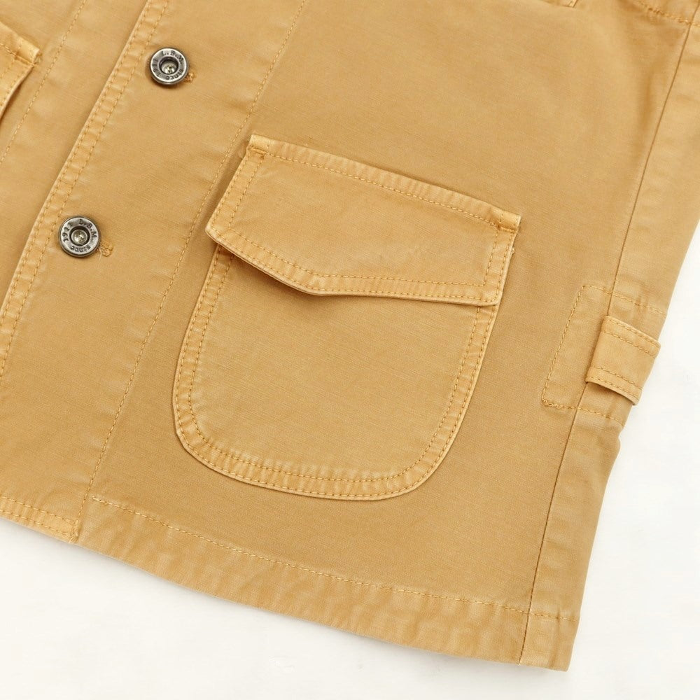 [New] LBM1911 Cotton Work Vest Orange Beige [Size 48] [BEI] [S/S] [Condition Rank N] [Men&