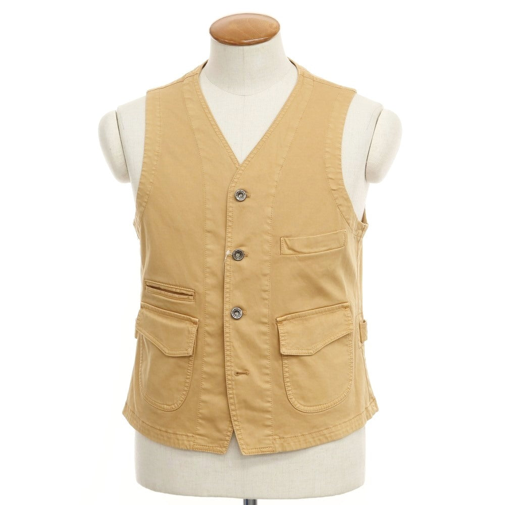 [New] LBM1911 Cotton Work Vest Orange Beige [Size 48] [BEI] [S/S] [Condition Rank N] [Men&