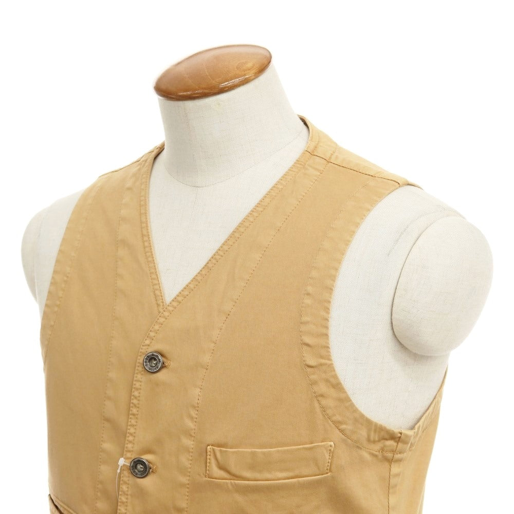 [New] LBM1911 Cotton Work Vest Orange Beige [Size 48] [BEI] [S/S] [Condition Rank N] [Men&