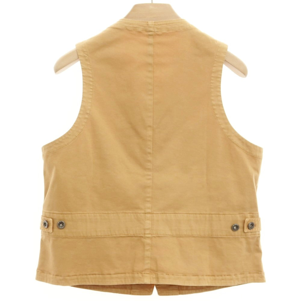 [New Outlet] LBM1911 Cotton Work Vest Orange Beige [Size 50] [BEI] [S/S] [Condition Rank N-] [Men&