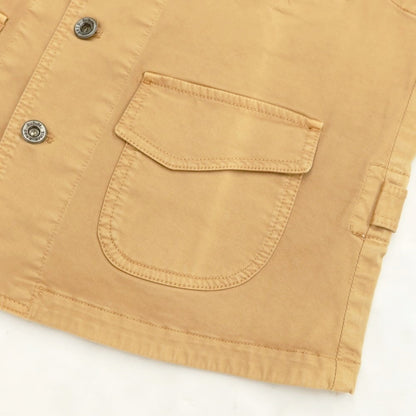 [New Outlet] LBM1911 Cotton Work Vest Orange Beige [Size 50] [BEI] [S/S] [Condition Rank N-] [Men&