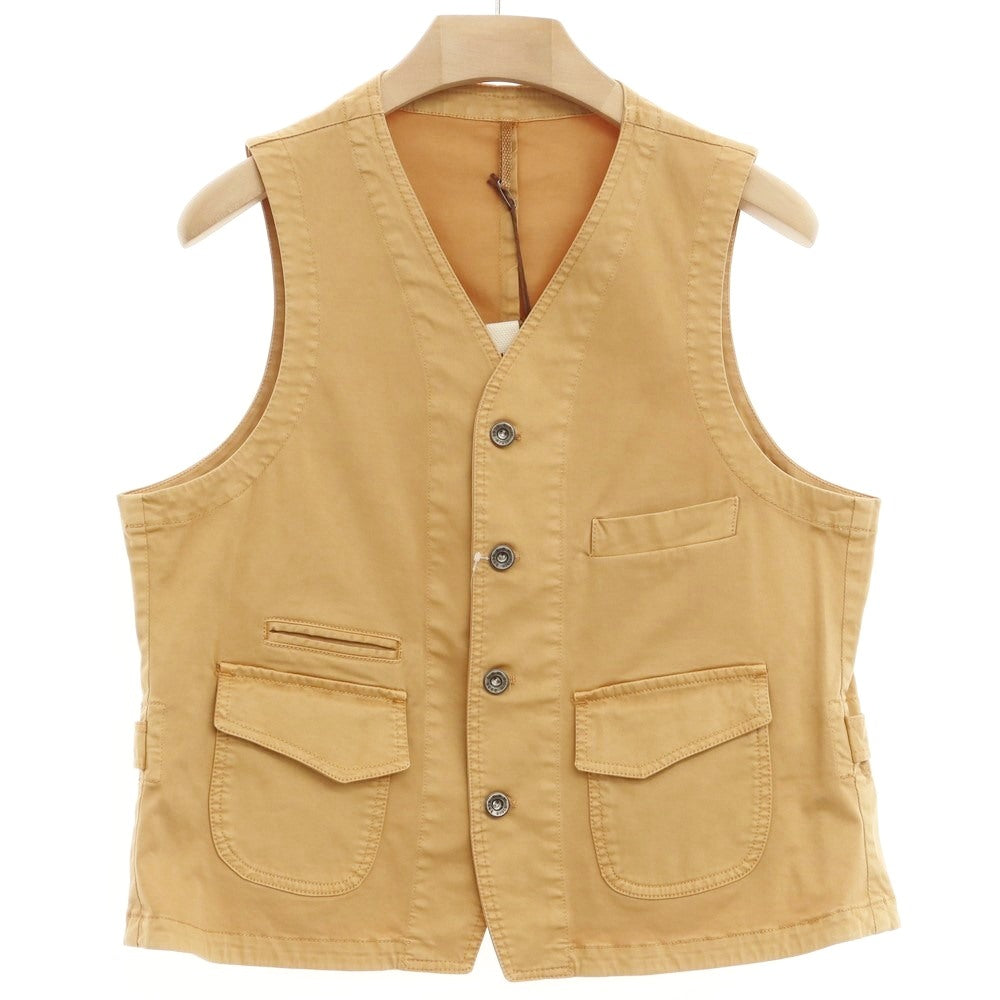 [New] LBM1911 Cotton Work Vest Orange Beige [Size 52] [BEI] [S/S] [Condition Rank N] [Men&