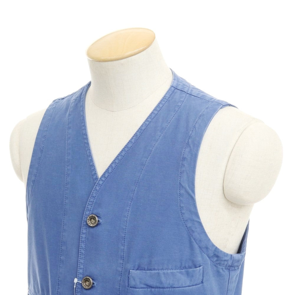 [New] LBM1911 Cotton Work Vest Blue [Size 46] [BLU] [S/S] [Condition Rank N] [Men&